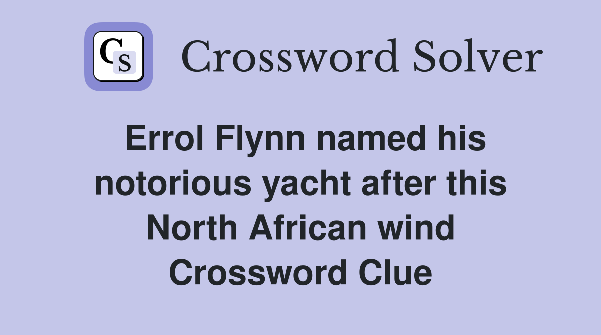 yacht crossword clue